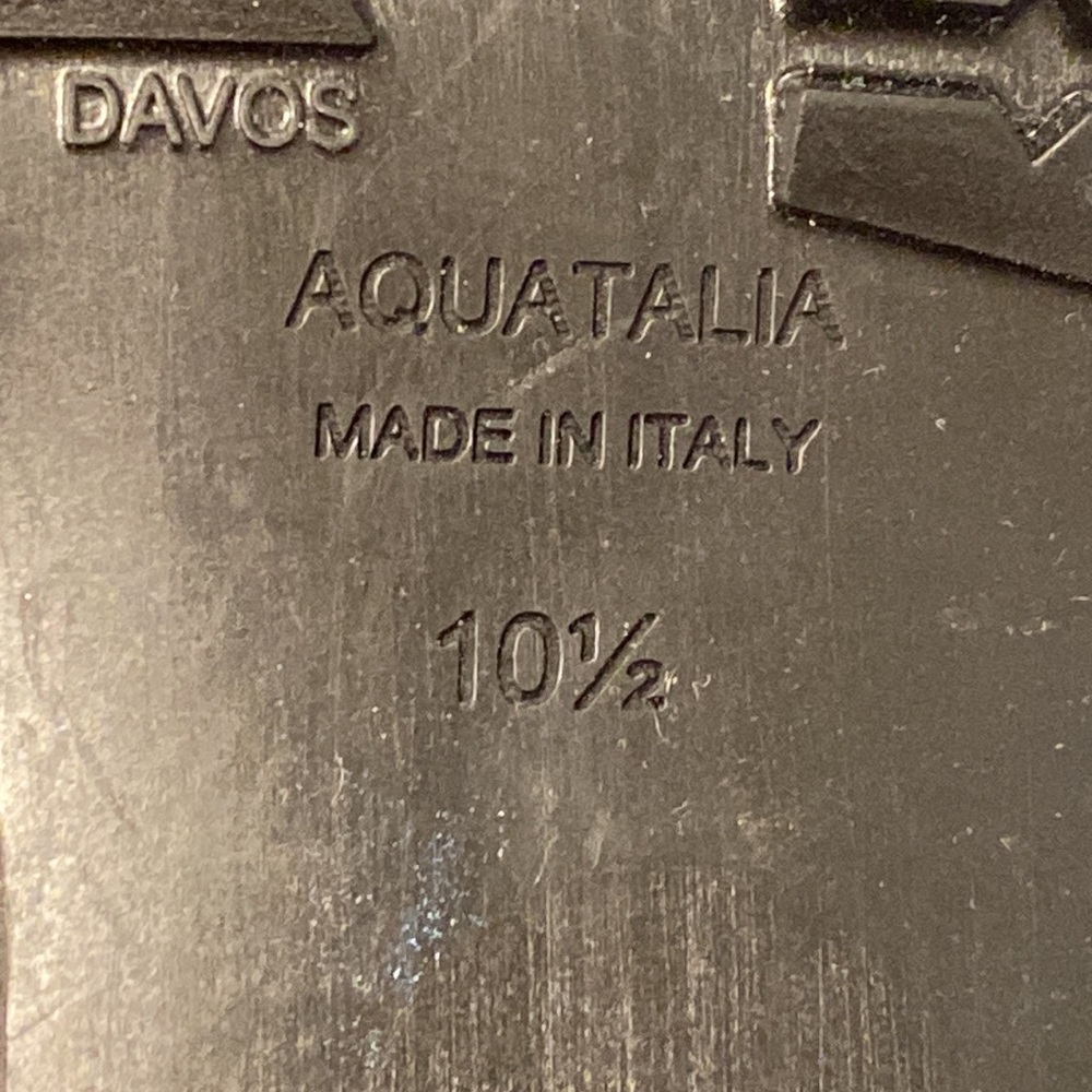 Aquatalia Italy NEW black leather ankle zipper boots 🥾 & dust bag block heel - Picture 11 of 16